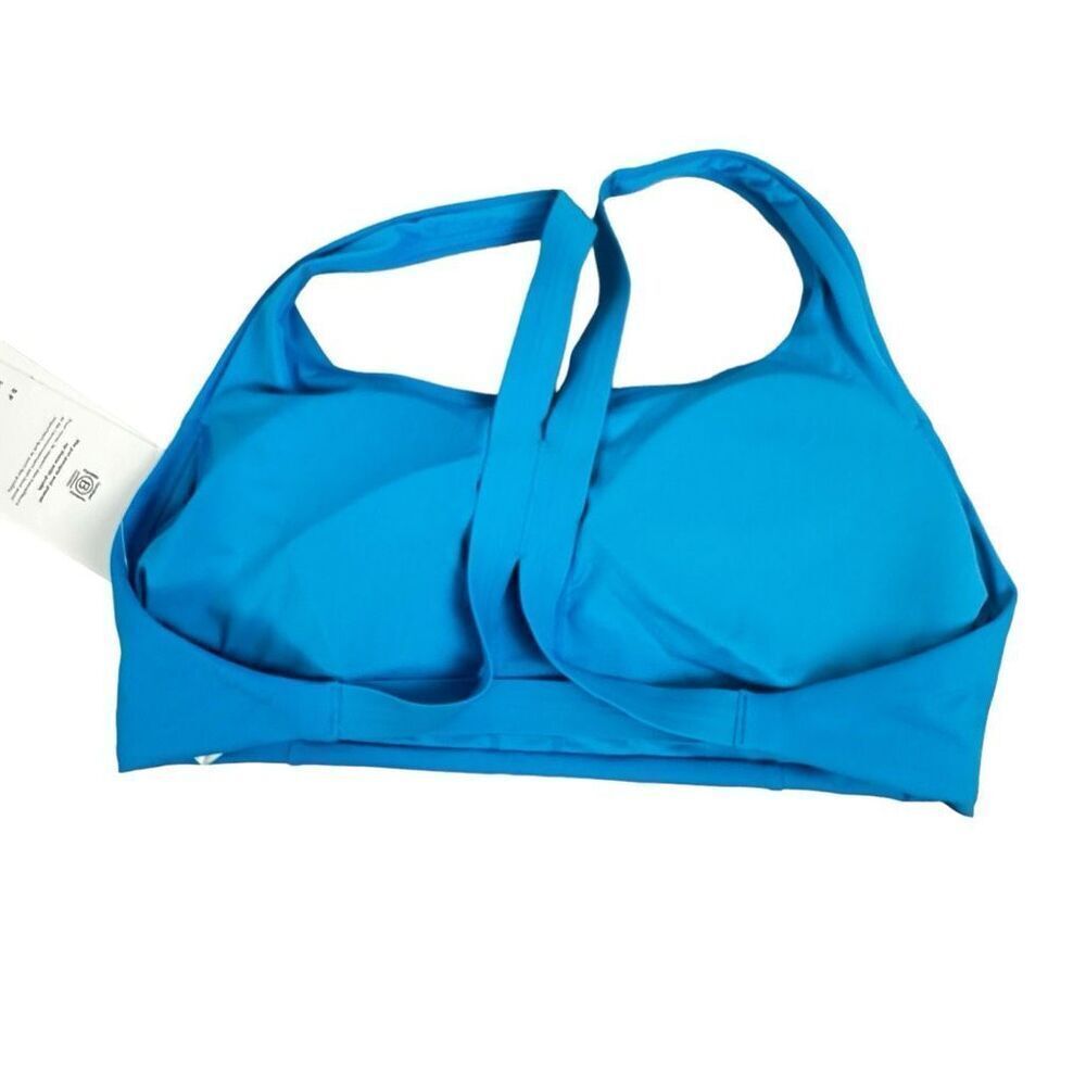 Athleta Small D-DD Malibu Bikini Top Santorini Blue. NEW - Picture 4 of 8